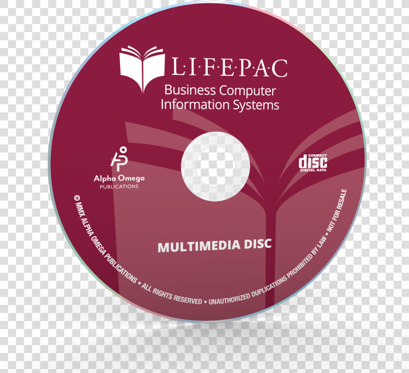 Lifepac® Business Computer Information Systems Multimedia   Cd  HD Png DownloadTransparent PNG