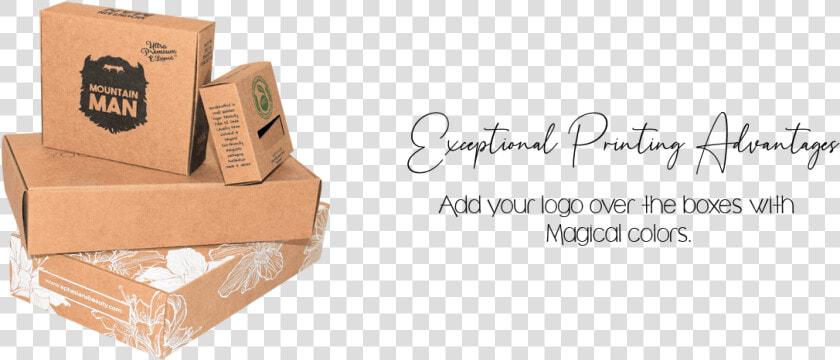 Brown Recycled Kraft Packaging Boxes   Calligraphy  HD Png DownloadTransparent PNG