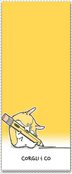 Corgli Pencil Notepad   Cartoon  HD Png DownloadTransparent PNG