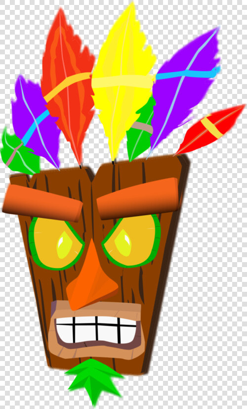 Tiki Mask  Crash Bandicoot  Vision Boarding  Fan Art    Crash Bandicoot Tiki Mask Png  Transparent PngTransparent PNG