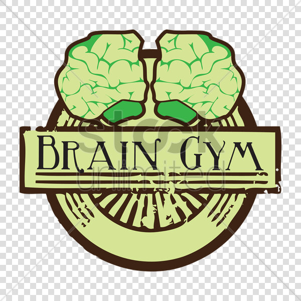 Human Brain With Brain Gym Label Clipart   Appliance Repair  HD Png DownloadTransparent PNG