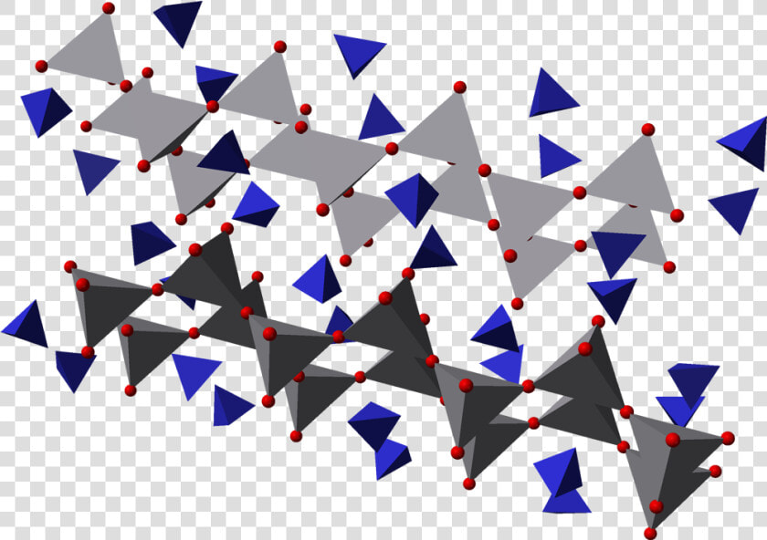 Ammonium Metavanadate 3d Polyhedra   Triangle  HD Png DownloadTransparent PNG