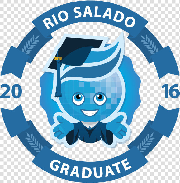 Mascot Splash In The Center  Wearing Graduation Outfit   Rio Salado College  HD Png DownloadTransparent PNG