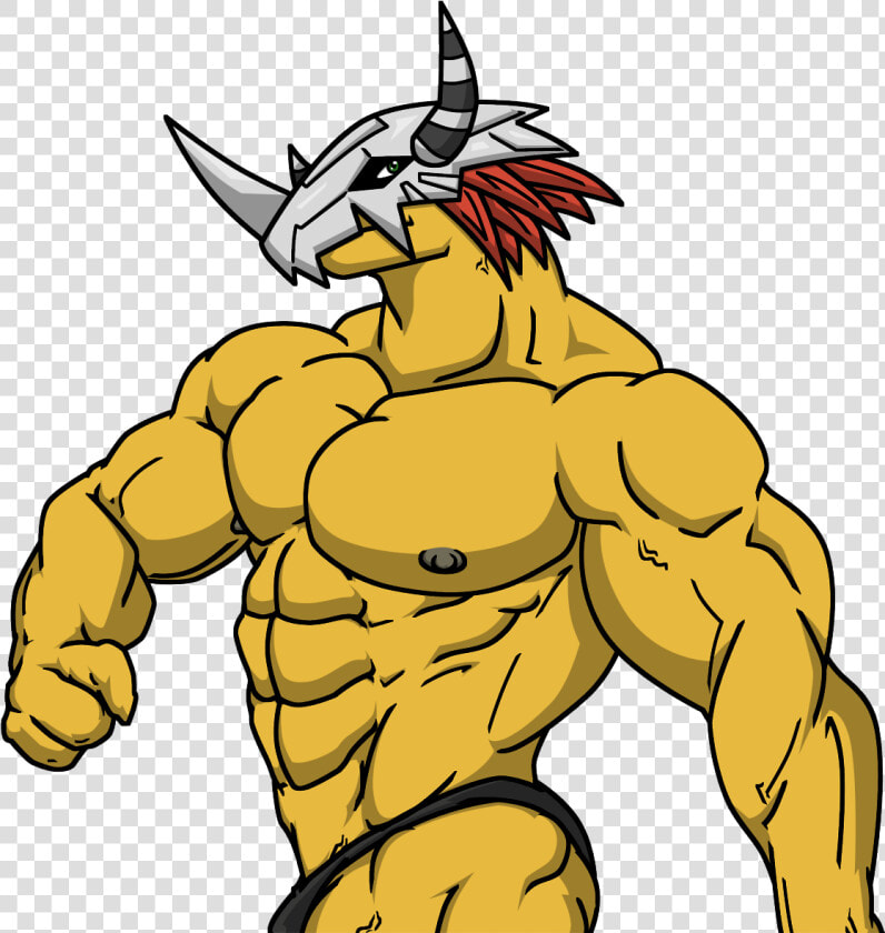 Wargreymon Burst Mode   Wargreymon Muscle  HD Png DownloadTransparent PNG