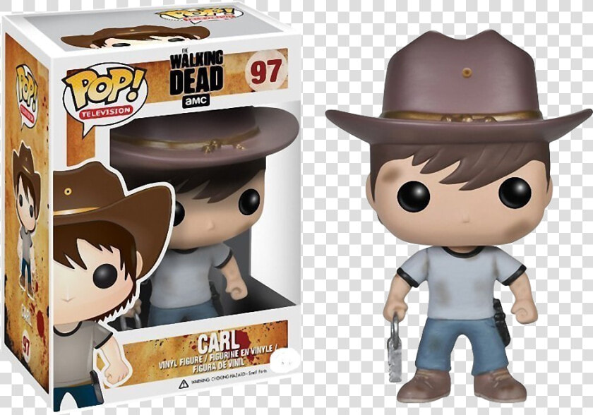 Funko Pop Tv The Walking Dead Series 4 Carl Action   Walking Dead Funko Pop Carl  HD Png DownloadTransparent PNG