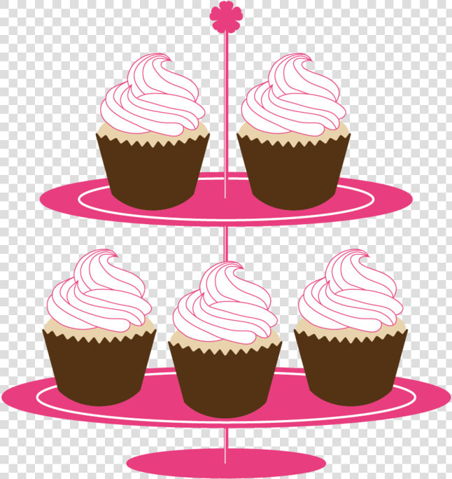 Cupcakes On Stand Clipart   Cake Stand Clip Art  HD Png DownloadTransparent PNG