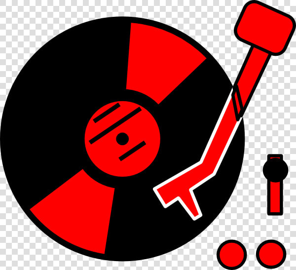 Turntable Red Clip Art At Clker   Turntable Clip Art  HD Png DownloadTransparent PNG