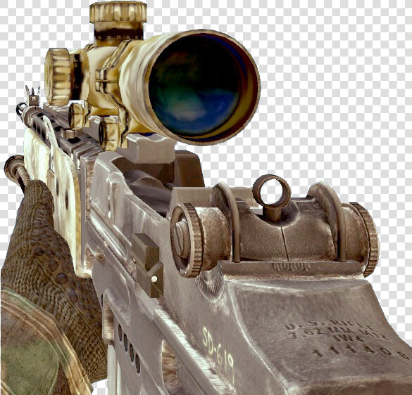 M14 Ebr Images   Duty Modern Warfare 2  HD Png DownloadTransparent PNG