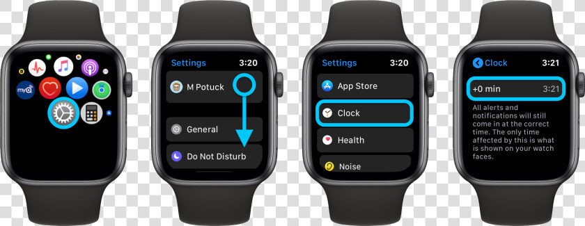 How To Set Apple Watch Ahead Walkthrough   Apple Watch Noise App  HD Png DownloadTransparent PNG