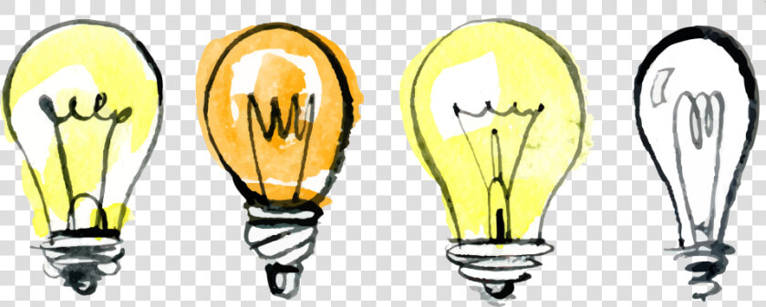 Incandescent Light Bulb Drawing Electric Light Watercolor   Watercolor Light Bulb Transparent  HD Png DownloadTransparent PNG