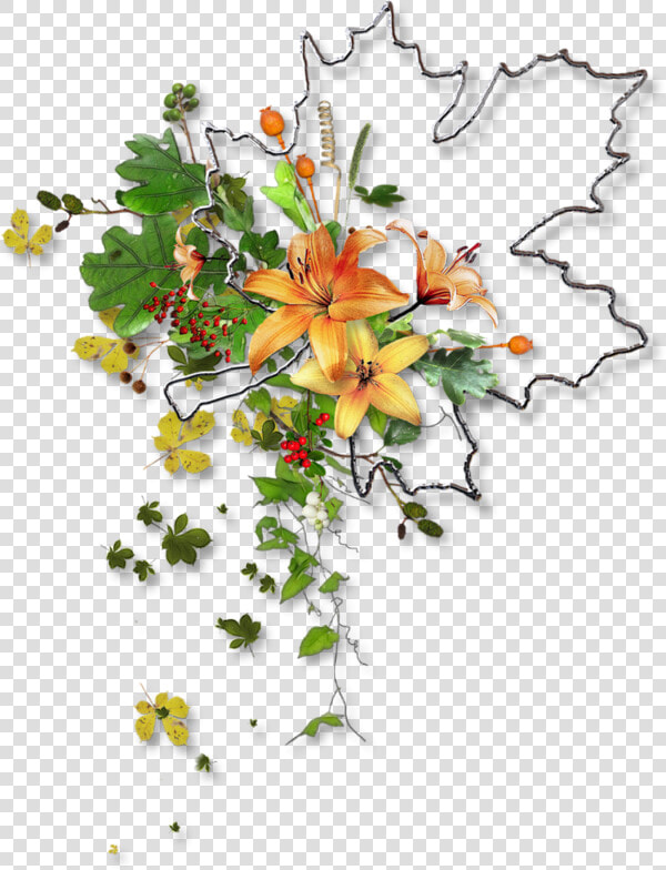  autumn  flower  wreath  leaves  fall  freetoedit   Autumn  HD Png DownloadTransparent PNG