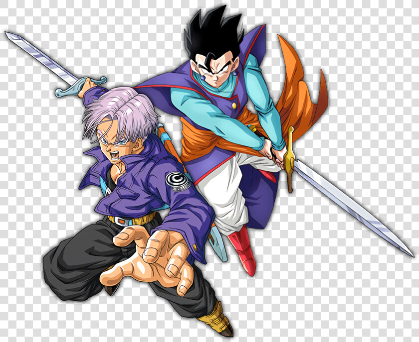 Trunks Gohan Swordsmen   Trunks  HD Png DownloadTransparent PNG