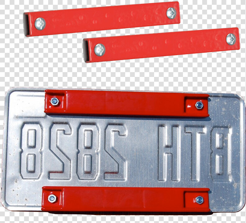 Rubber Coated Magnetic License Plate Holder Magnets   Metal  HD Png DownloadTransparent PNG