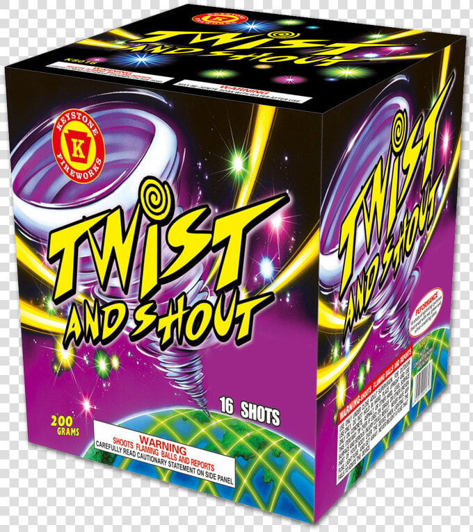 Twist And Shout  Repeater  Keystone Fireworks   Box  HD Png DownloadTransparent PNG