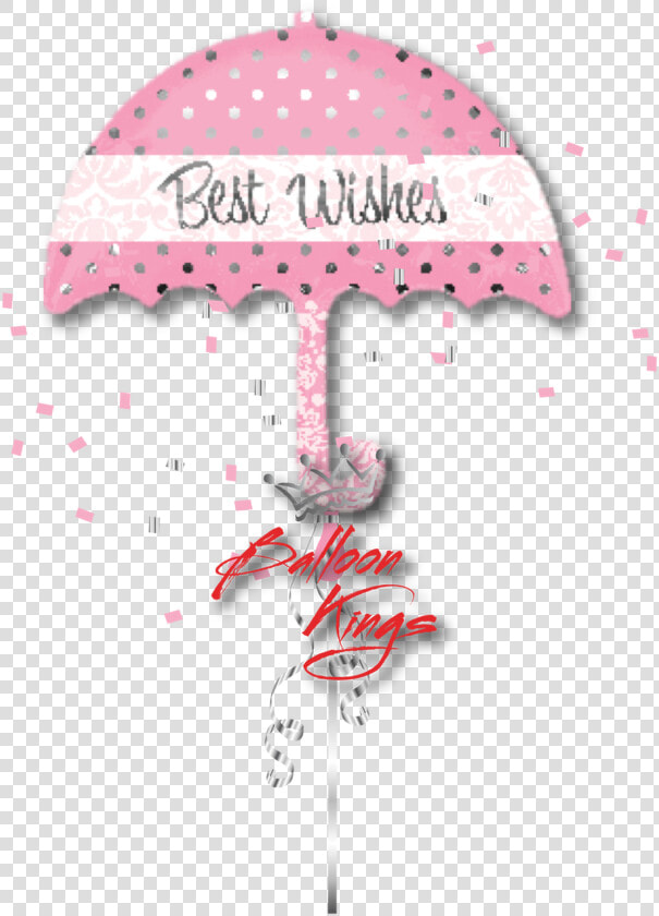 Best Wishes Pink Umbrella   Calligraphy  HD Png DownloadTransparent PNG