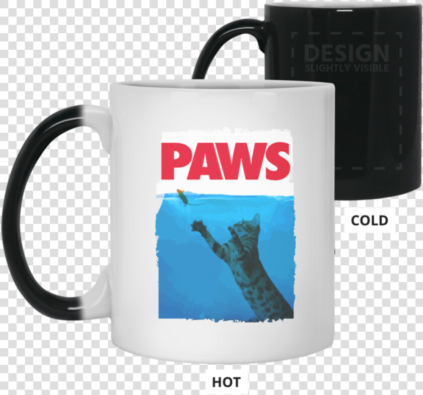 Paws Cat And Mouse Cute Funny Cat Lover Color Changing   Anime Cups  HD Png DownloadTransparent PNG