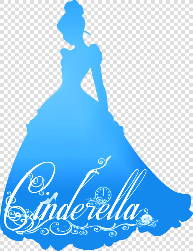 Cinderella Silhouette   Cinderella Disney Princess Silhouette  HD Png DownloadTransparent PNG