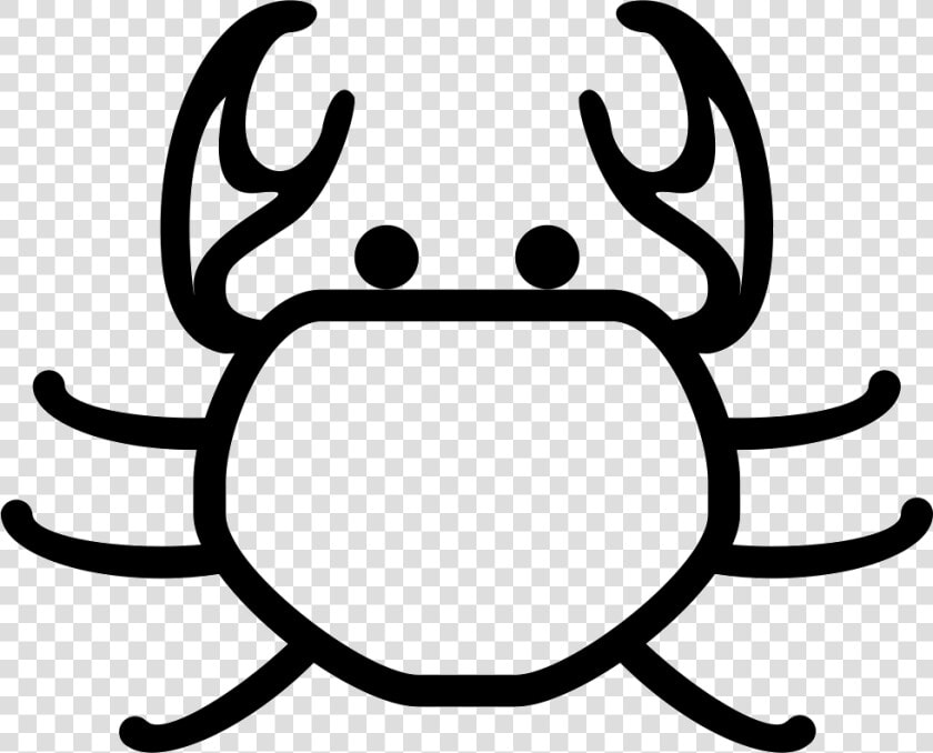 Transparent Crab Claw Png   Crab Black And White Png  Png DownloadTransparent PNG