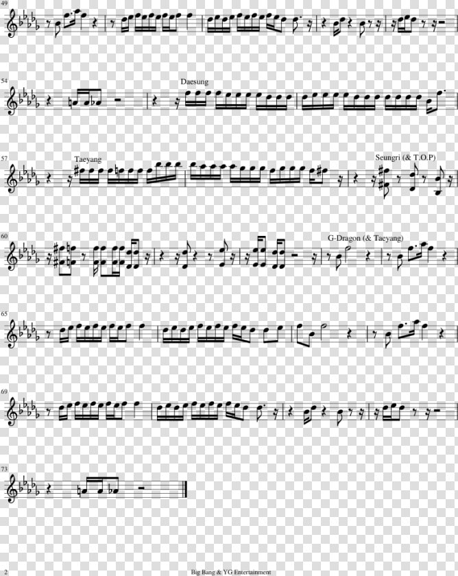 Transparent Seungri Png   Sheet Music  Png DownloadTransparent PNG