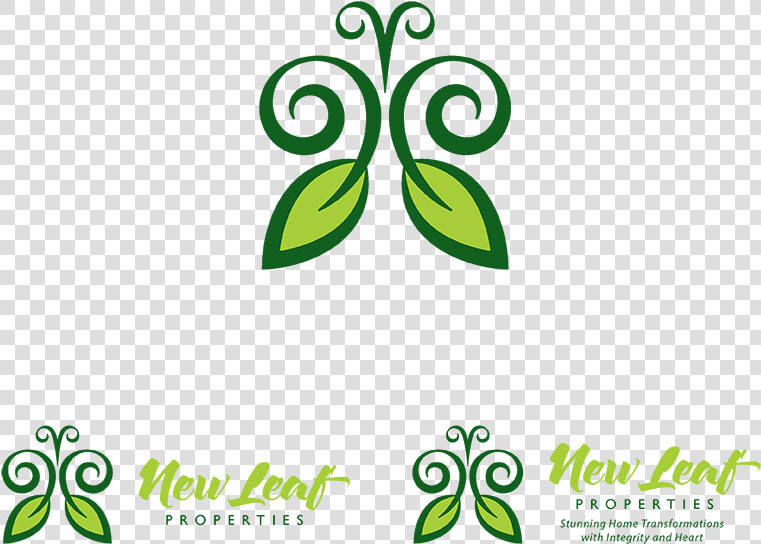 Logo Design By Saulogchito For New Leaf Properties   Leaf  HD Png DownloadTransparent PNG