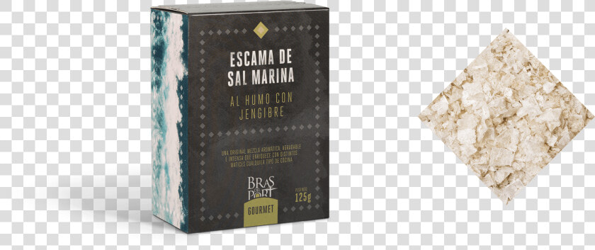 Paquete De Escama De Humo Jengibre De 125g Con Textura   Box  HD Png DownloadTransparent PNG