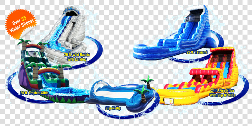 Ez Inflatables 22 Ft   Water Slide  HD Png DownloadTransparent PNG