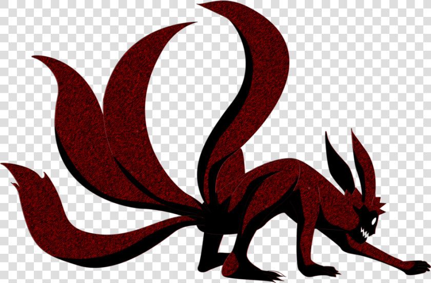  kurama  kyuubi  naruto  anime  ninetails  ninetailedfoxdemon   Naruto Uzumaki Four Tail  HD Png DownloadTransparent PNG