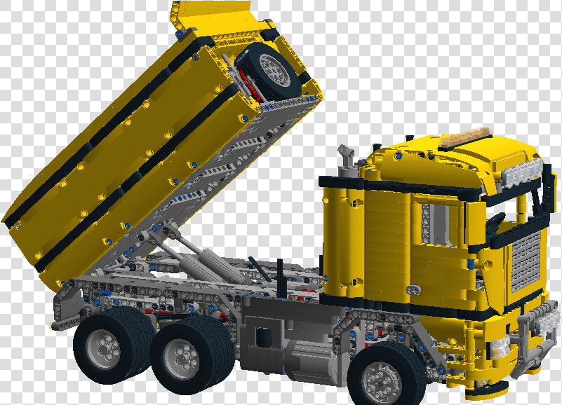 Dump Truck Instruction Model   Trailer Truck  HD Png DownloadTransparent PNG