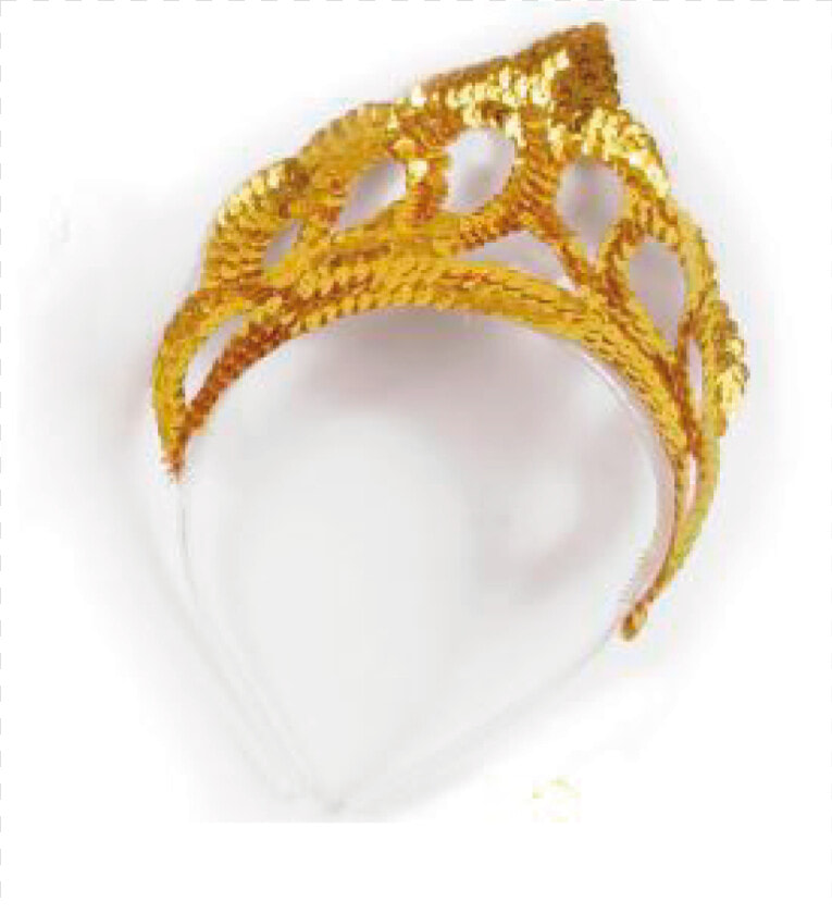 Tiara Lentejuelas Dorada Cotillón Disfraz   Ring  HD Png DownloadTransparent PNG