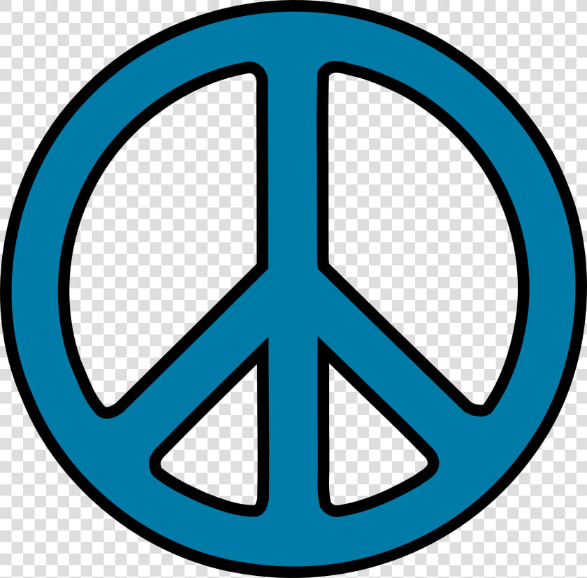 Black Peace Sign Clip Art   Peace Sign Clipart  HD Png DownloadTransparent PNG