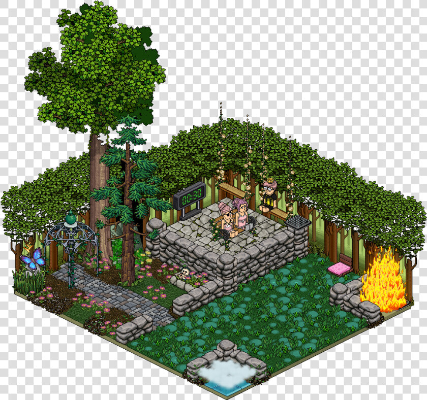 In The Area You Want To Be Heaven  Place A Gate To   Heaven Or Hell Habbo  HD Png DownloadTransparent PNG