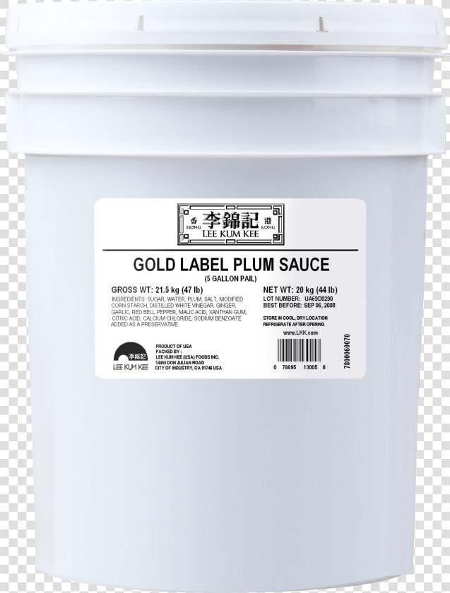 Gold Label Plum 20kg 5gal  HD Png DownloadTransparent PNG