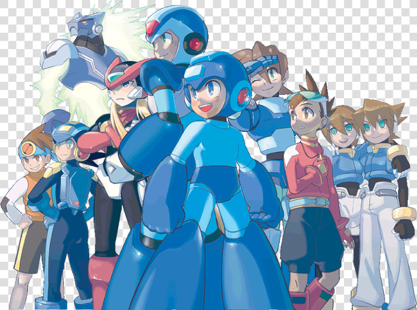 Mega Man Series Characters   Everlasting Peace 25 Years Of Mega Man  HD Png DownloadTransparent PNG