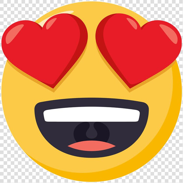  art  interesting  heart  emoji  yellow  love  inlove   Heart Eyes Emoji Animated  HD Png DownloadTransparent PNG