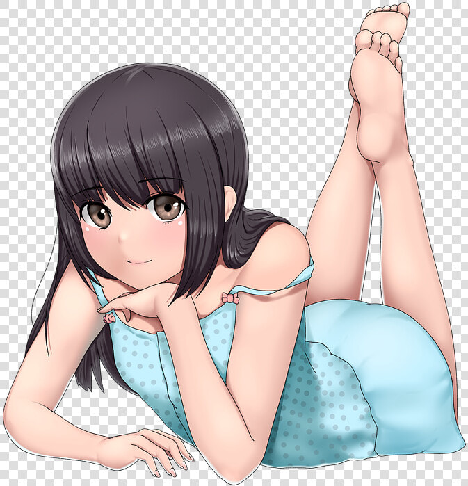 Moe  Cute  Anime   Anime Girl Sitting Png  Transparent PngTransparent PNG