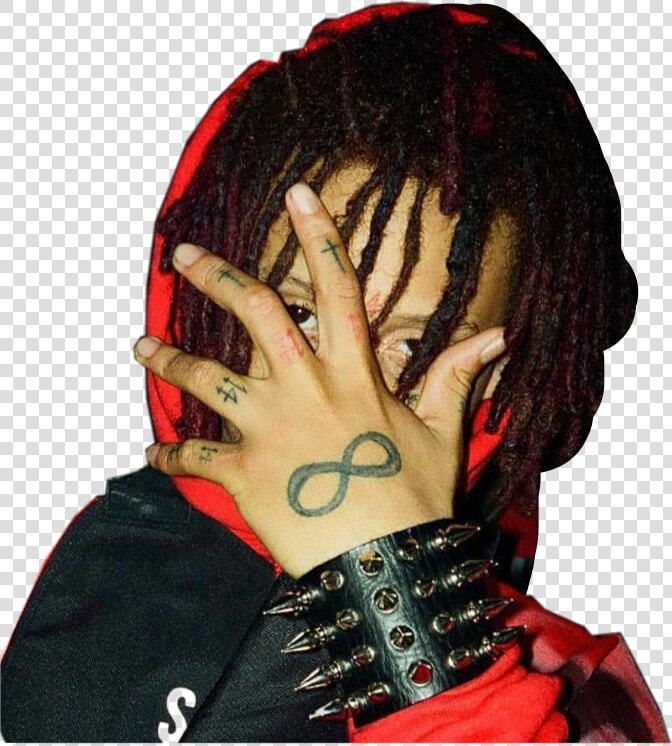 Trippie Redd Png   Trippie Redd 8 Tattoo  Transparent PngTransparent PNG