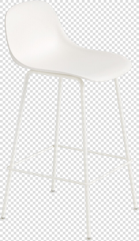 23684 Fiber Bar Stool Wback Tube H65 Whitewhite 1503418742   Muuto Fiber Bar Stool  HD Png DownloadTransparent PNG