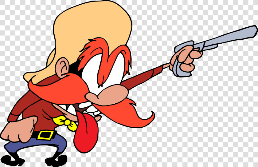 Drawn Gun Yosemite Sam   Looney Tunes Yosemite Sam Png  Transparent PngTransparent PNG