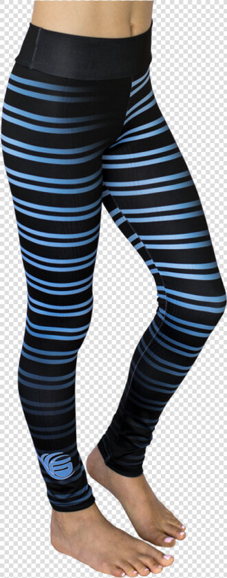 Girls Blue Stripe Leggings   Tights  HD Png DownloadTransparent PNG