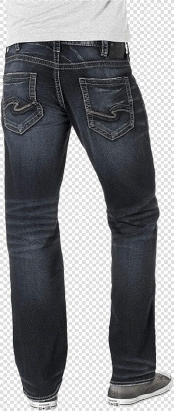 Silver Men S Straight Leg Relaxed Fit Zac Jean   Pocket  HD Png DownloadTransparent PNG