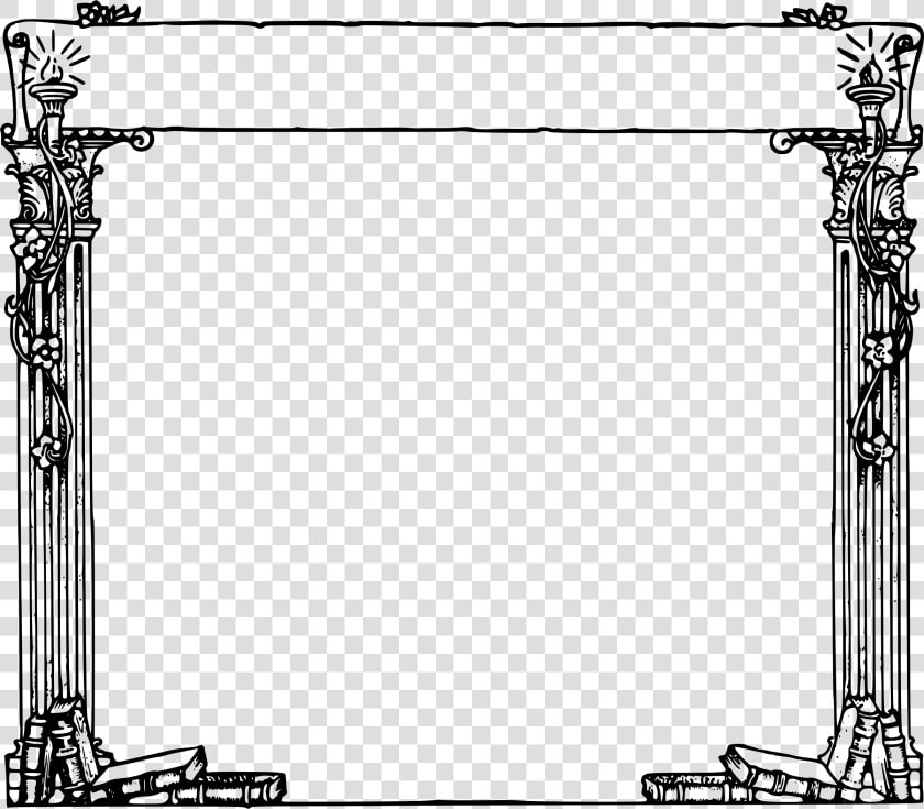 Images For Fancy Text Box Frame   Roman Pillars Clip Art  HD Png DownloadTransparent PNG