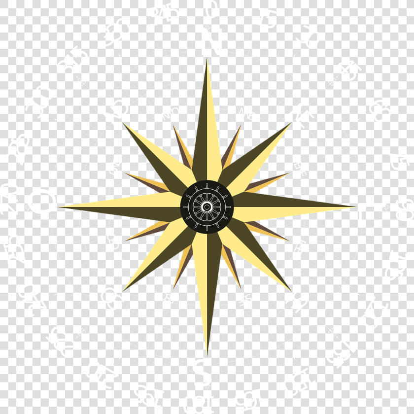 Symbol Wind Rose Nautica Free Photo   Rosa Nautica Blanco Y Negro Png  Transparent PngTransparent PNG