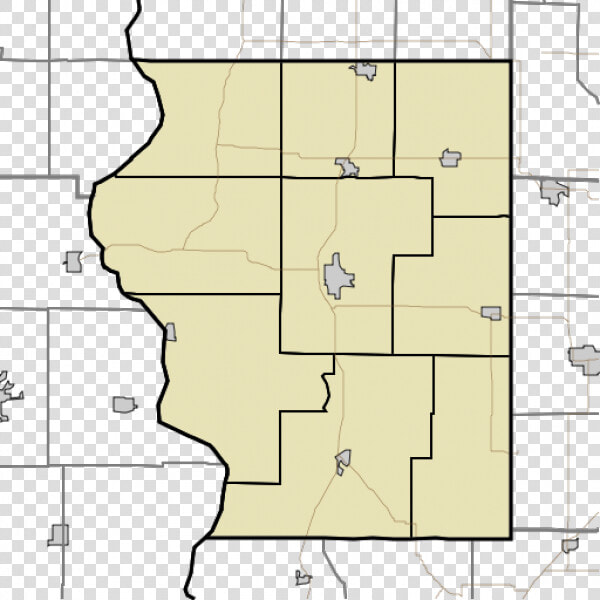 Sullivan County   Sullivan County Townships Indiana Map  HD Png DownloadTransparent PNG