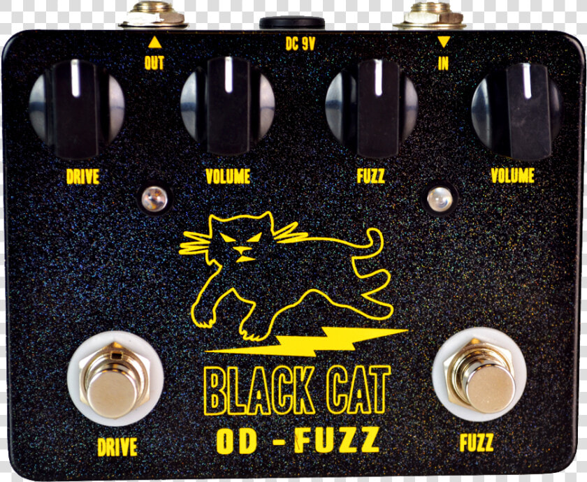 Black Cat Pedals Od fuzz   Black Cat Pedals  HD Png DownloadTransparent PNG