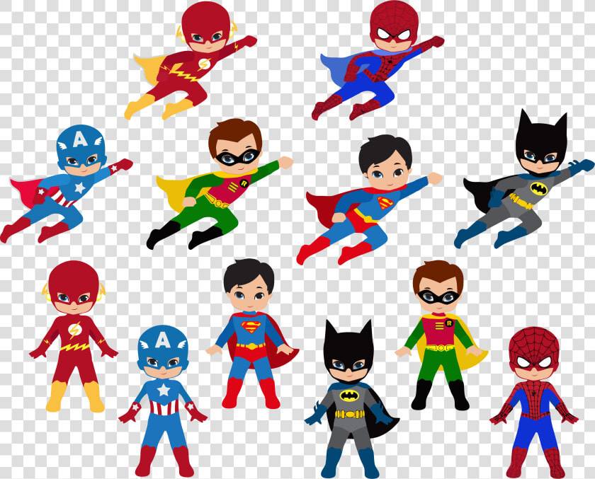 Transparent Superhero Clipart Png   Kid Superheroes  Png DownloadTransparent PNG