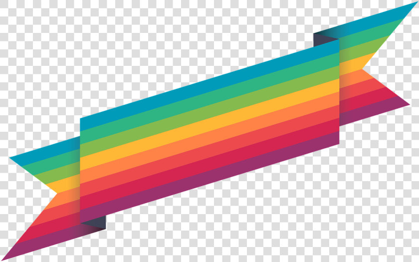 Ribbon  Colorful  Rainbow  Design  Decoration  Banner   Rainbow Ribbon Png  Transparent PngTransparent PNG