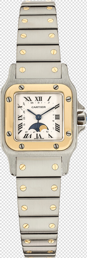 Santos Galbee Moon Phase Yellow Gold And Stainless  HD Png DownloadTransparent PNG