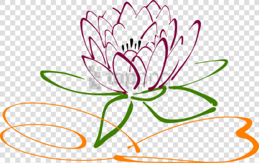 Free Png Download Lotus Flower Vector Png Images Background   Lotus Flower Drawing Free  Transparent PngTransparent PNG