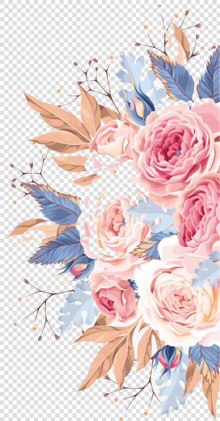 Watercolor Flowers Png   Png Download   Transparent Colorful Watercolor Flowers  Png DownloadTransparent PNG