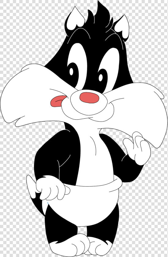 Baby Looney Tunes Characters  Baby Looney Tunes Cartoon   Sylvester The Cat Baby  HD Png DownloadTransparent PNG